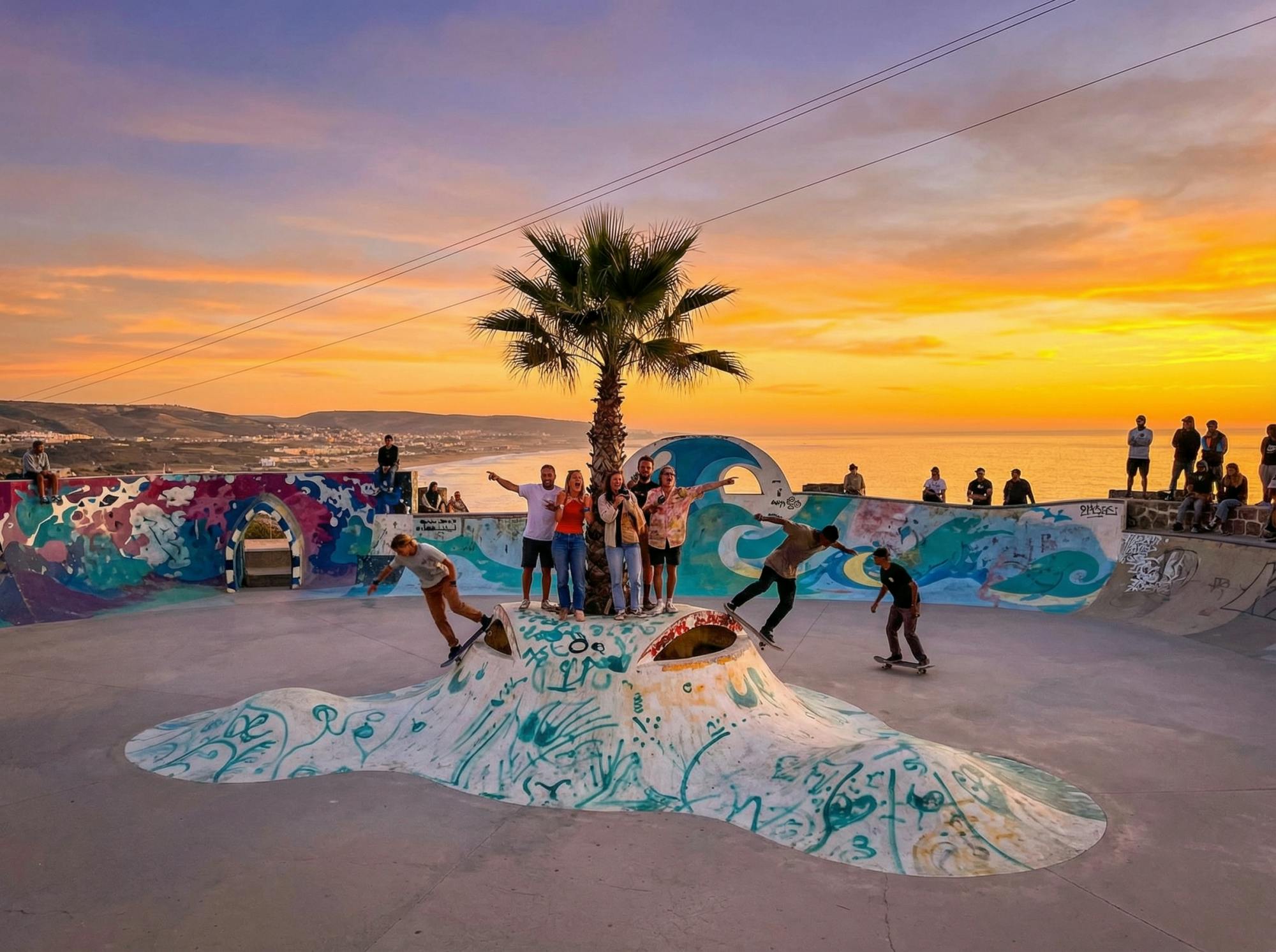 Surfskate park Taghazout